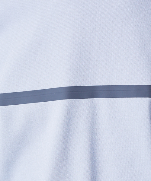 ABAHOUSE（アバハウス）の「Wテープ フロントライン ポケットTシャツ（Tシャツ/カットソー・メンズ・ホワイト/ネイビー/グレイッシュブルー・44/46/48）」の15枚目の写真