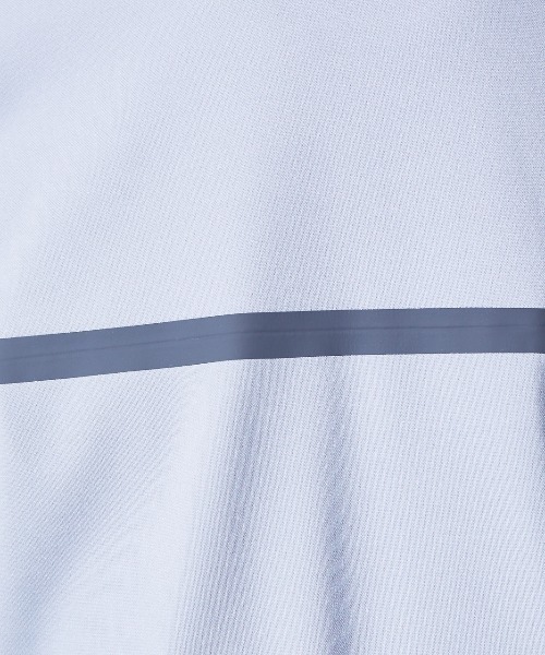 ABAHOUSE（アバハウス）の「Wテープ フロントライン ポケットTシャツ（Tシャツ/カットソー・メンズ・ホワイト/ネイビー/グレイッシュブルー・44/46/48）」の12枚目の写真