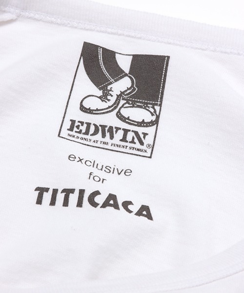EDWIN(エドウィン)の「EDWINコラボタコスTシャツ 【EDWIN×チチカカ】(Tシャツ/カットソー・レディース・ホワイト/チャコールグレー・FREE)」の19枚目の写真