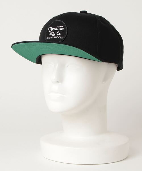 BRIXTON（ブリクストン）の「【BRIXTON】WHEELER SNAPBACK（キャップ・メンズ・ブラック/ヘザーグレー/ベージュ/ネイビー・O/S）」の6枚目の写真