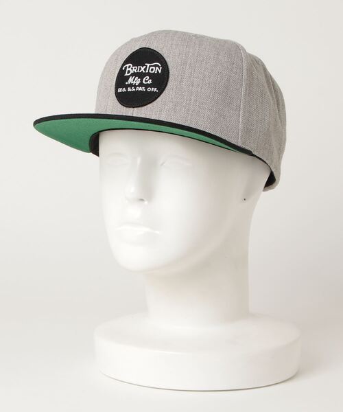 BRIXTON（ブリクストン）の「【BRIXTON】WHEELER SNAPBACK（キャップ・メンズ・ブラック/ヘザーグレー/ベージュ/ネイビー・O/S）」の7枚目の写真