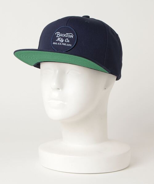 BRIXTON（ブリクストン）の「【BRIXTON】WHEELER SNAPBACK（キャップ・メンズ・ブラック/ヘザーグレー/ベージュ/ネイビー・O/S）」の9枚目の写真