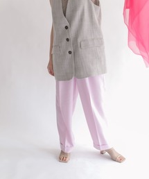 KBF | センタープレスWIDEストレートパンツ(その他パンツ)