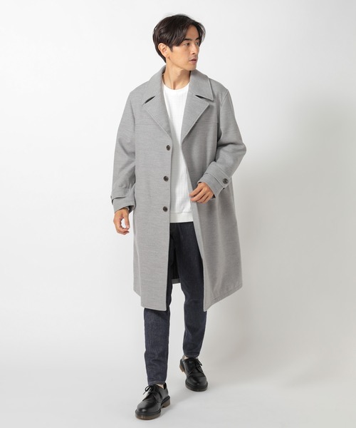 UNION STATION(ユニオンステーション)の「【ビッグワッフル】スウェットロングカットソー(Tシャツ/カットソー・メンズ・ホワイト/ブラック/ベージュ・LL/M/L)」の10枚目の写真