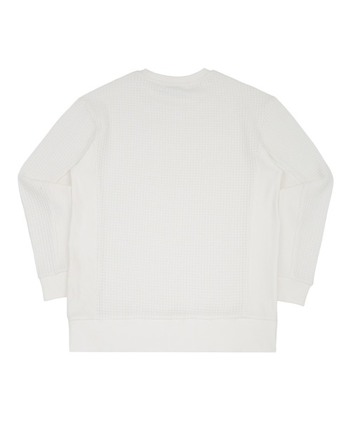 UNION STATION(ユニオンステーション)の「【ビッグワッフル】スウェットロングカットソー(Tシャツ/カットソー・メンズ・ホワイト/ブラック/ベージュ・LL/M/L)」の16枚目の写真