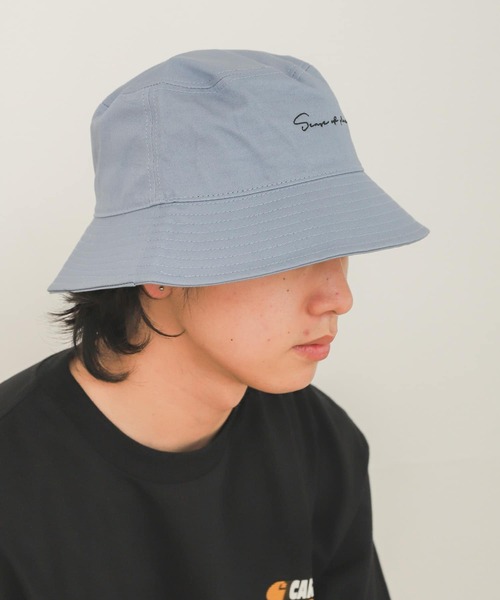 SENSE OF PLACE by URBAN RESEARCH（センスオブプレイスバイアーバンリサーチ）の「シシュウカラーバケットハット（ハット・メンズ・ブラック/ブラウン/ブルー/アイボリー/ロイヤルブルー・ONE）」の10枚目の写真
