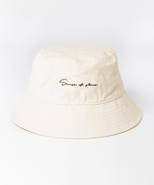 SENSE OF PLACE by URBAN RESEARCH（センスオブプレイスバイアーバンリサーチ）の「シシュウカラーバケットハット（ハット・メンズ・ブラック/ブラウン/ブルー/アイボリー/ロイヤルブルー・ONE）」の9枚目の写真