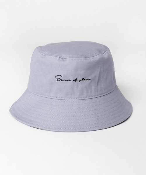 SENSE OF PLACE by URBAN RESEARCH（センスオブプレイスバイアーバンリサーチ）の「シシュウカラーバケットハット（ハット・メンズ・ブラック/ブラウン/ブルー/アイボリー/ロイヤルブルー・ONE）」の14枚目の写真