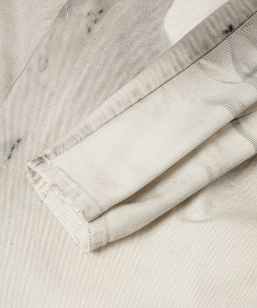 HERON PRESTON（ヘロンプレストン）の「LABEL DIRT WASH RESERVE SHIRT（シャツ/ブラウス・メンズ・グレー・M/L）」の3枚目の写真