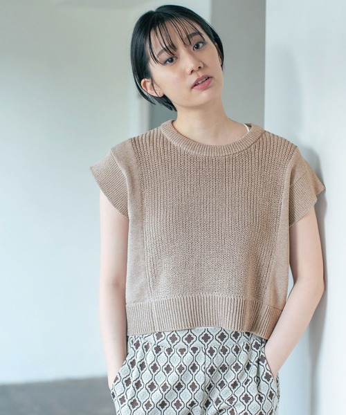 セール Mixショートニットプルオーバー ニット セーター Pageboy ページボーイ のファッション通販 Zozotown