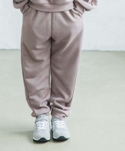 pairmanon（ペアマノン）の「【万能スウェット】裏毛ユニセックスロゴプリントセットアップ（セットアップ・キッズ・ブラック/モカ/チャコール/グレイッシュベージュ/ブルー系その他3・90/140/100/150/130/110/120）」の13枚目の写真