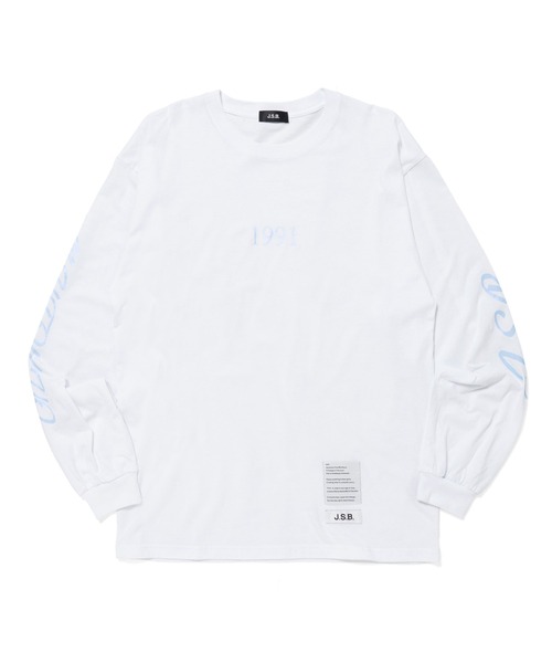 J.S.B.(ジェーエスビー)の「1991 Logo L/S Tee(Tシャツ/カットソー・メンズ・ホワイト/ブラック・MEDIUM/X-LARGE/LARGE/SMALL)」の1枚目の写真