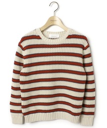 PHEENY | ボーダー柄長袖ニット(ニット/セーター)