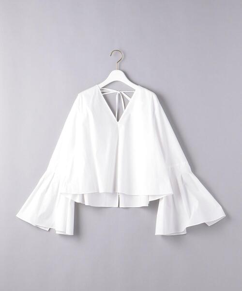 AEWEN MATOPH（イウエン マトフ）の「＜AEWEN MATOPH（イウエン マトフ）＞タイプライター2WAY ベルスリーブ ブラウス（シャツ/ブラウス・レディース・ホワイト/ブラック/ブラウン/オリーブ・FREE）」の21枚目の写真