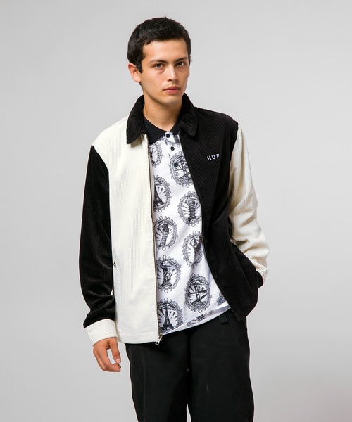 HUF（ハフ）の「VANDENBERG CORDUROY JACKET / HUF ジャケット コーデュロイ（ブルゾン・メンズ・ブラック/ブラウン系その他・SMALL/MEDIUM/LARGE/X-LARGE/XX-LARGE）」の4枚目の写真