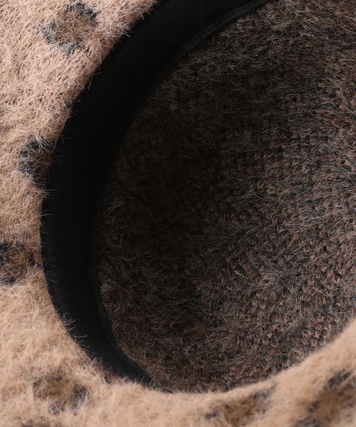 HONEYSUCKLE ROSE（ハニーサックルローズ）の「【HONEYSUCKLE ROSE】シャギーベルハット（ハット・レディース・ブラック/ベージュ/オフホワイト/ブラック×ホワイト・フリー）」の9枚目の写真