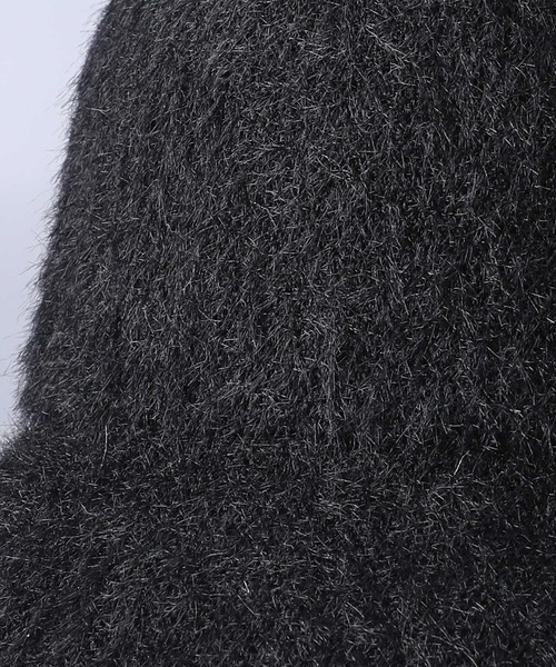 HONEYSUCKLE ROSE（ハニーサックルローズ）の「【HONEYSUCKLE ROSE】シャギーベルハット（ハット・レディース・ブラック/ベージュ/オフホワイト/ブラック×ホワイト・フリー）」の14枚目の写真