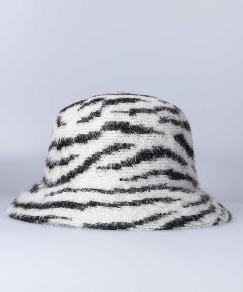 HONEYSUCKLE ROSE（ハニーサックルローズ）の「【HONEYSUCKLE ROSE】シャギーベルハット（ハット・レディース・ブラック/ベージュ/オフホワイト/ブラック×ホワイト・フリー）」の13枚目の写真