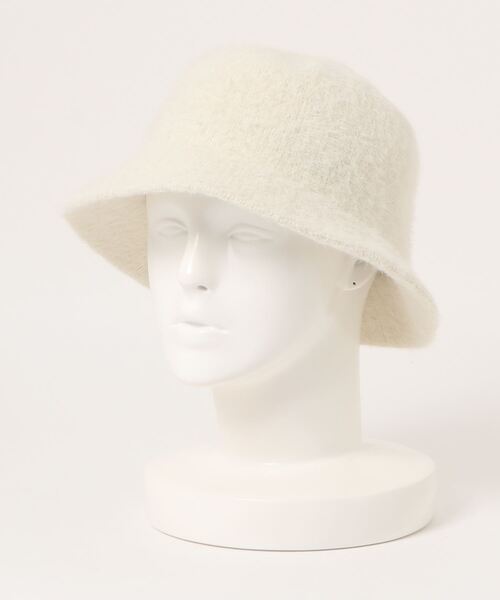 HONEYSUCKLE ROSE（ハニーサックルローズ）の「【HONEYSUCKLE ROSE】シャギーベルハット（ハット・レディース・ブラック/ベージュ/オフホワイト/ブラック×ホワイト・フリー）」の8枚目の写真