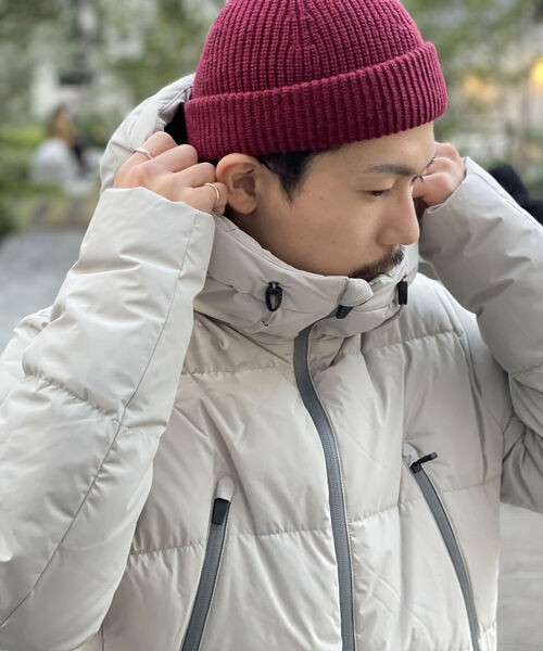 GLOSTER（グロスター）の「【GLOSTER/グロスター】ミニリップ フーデットダウンブルゾン（ダウンジャケット/コート・メンズ・ブラック/ネイビー/グレイッシュベージュ・MEDIUM/LARGE）」の20枚目の写真