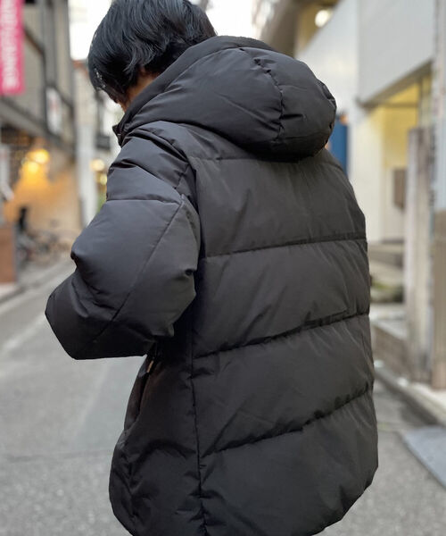 GLOSTER（グロスター）の「【GLOSTER/グロスター】ミニリップ フーデットダウンブルゾン（ダウンジャケット/コート・メンズ・ブラック/ネイビー/グレイッシュベージュ・MEDIUM/LARGE）」の13枚目の写真