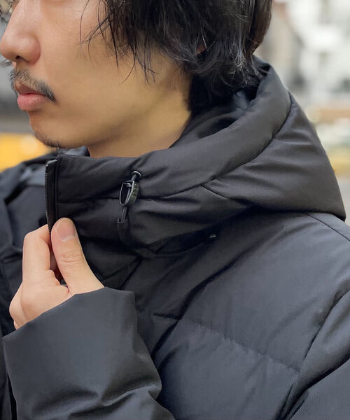 GLOSTER（グロスター）の「【GLOSTER/グロスター】ミニリップ フーデットダウンブルゾン（ダウンジャケット/コート・メンズ・ブラック/ネイビー/グレイッシュベージュ・MEDIUM/LARGE）」の21枚目の写真
