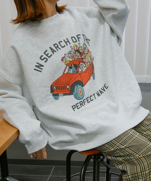 The Endless Summer（エンドレスサマー）の「WEB / FLAG SHOP限定 BIG SWEAT TES GRAPHIC /オーバーサイズ・ビッグシルエット（スウェット・メンズ・A/B/C・MEDIUM/LARGE/X-LARGE）」の11枚目の写真