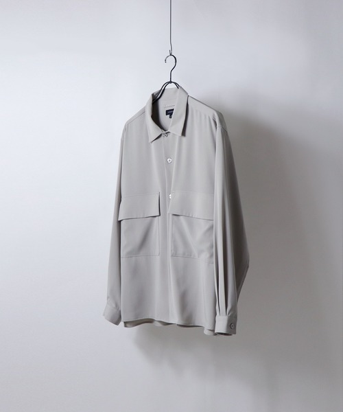 Confirm(コンファーム)の「Confirm / コンファーム ビッグCPOシャツ(シャツ/ブラウス・メンズ・ベージュ/ブラウン/アイボリー・M/L)」の3枚目の写真