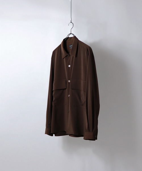 Confirm(コンファーム)の「Confirm / コンファーム ビッグCPOシャツ(シャツ/ブラウス・メンズ・ベージュ/ブラウン/アイボリー・M/L)」の1枚目の写真