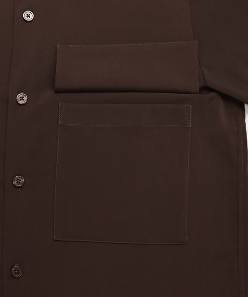 Confirm(コンファーム)の「Confirm / コンファーム ビッグCPOシャツ(シャツ/ブラウス・メンズ・ベージュ/ブラウン/アイボリー・M/L)」の10枚目の写真