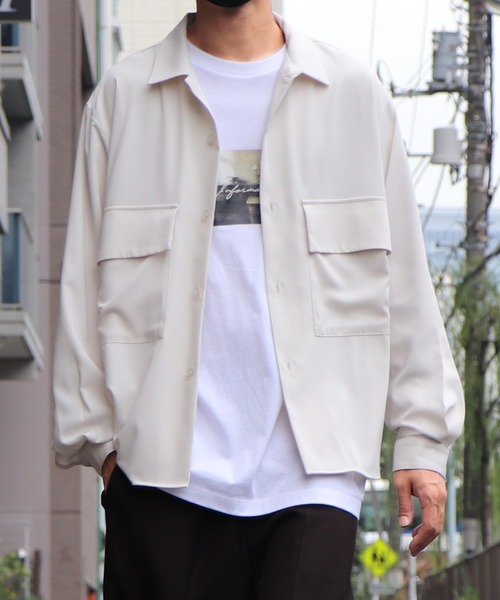 Confirm(コンファーム)の「Confirm / コンファーム ビッグCPOシャツ(シャツ/ブラウス・メンズ・ベージュ/ブラウン/アイボリー・M/L)」の16枚目の写真