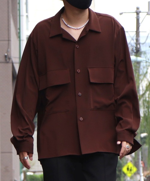 Confirm(コンファーム)の「Confirm / コンファーム ビッグCPOシャツ(シャツ/ブラウス・メンズ・ベージュ/ブラウン/アイボリー・M/L)」の17枚目の写真