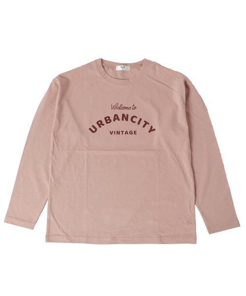 GLAZOS（グラソス）の「天竺・ドロップショルダープリント長袖Tシャツ（Tシャツ/カットソー・キッズ・ラベンダー/ライトグリーン/ライトブルー/ダークグリーン/ベージュ系その他/ピンク系その他/ブルー/サックスブルー/グレー/チャコールグレー/ダークグレー/カーキ/ミント/ネイビー/キナリ/ピンク/ホワイト/ライトグレー/ベージュ/パープル・100cm/150cm/130cm/140cm/110cm/120cm）」の20枚目の写真