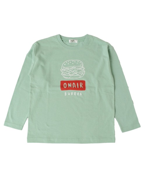 GLAZOS（グラソス）の「天竺・ドロップショルダープリント長袖Tシャツ（Tシャツ/カットソー・キッズ・ラベンダー/ライトグリーン/ライトブルー/ダークグリーン/ベージュ系その他/ピンク系その他/ブルー/サックスブルー/グレー/チャコールグレー/ダークグレー/カーキ/ミント/ネイビー/キナリ/ピンク/ホワイト/ライトグレー/ベージュ/パープル・100cm/150cm/130cm/140cm/110cm/120cm）」の13枚目の写真