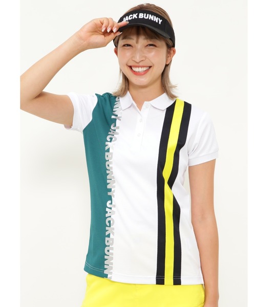 Jack Bunny Jack ジャガード ポロシャツ ポロシャツ Jack Bunny ジャックバニー のファッション トップス