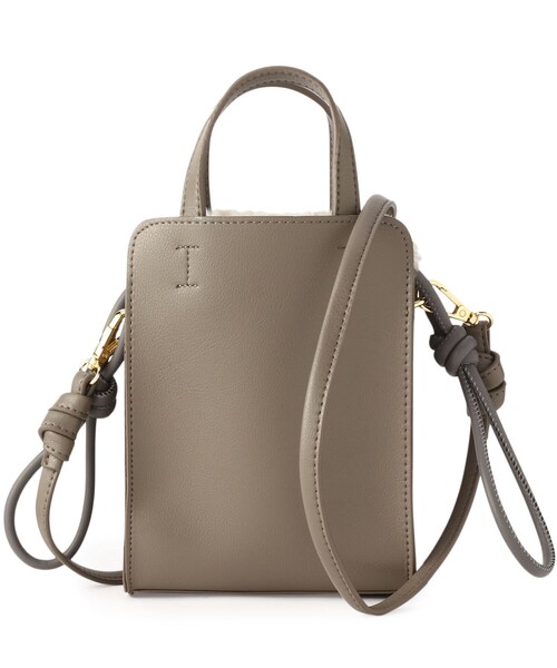 ESPERANZA(エスペランサ)の「◆巾着付き2WAYミニショルダーバッグ(ショルダーバッグ・レディース・ブラック/こしょう色系・FREE)」の1枚目の写真