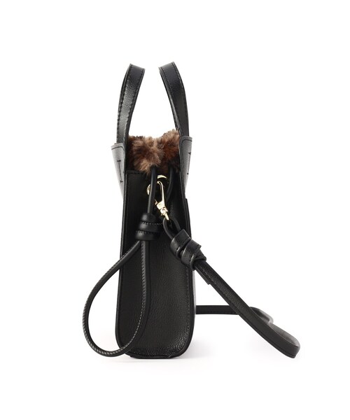 ESPERANZA(エスペランサ)の「◆巾着付き2WAYミニショルダーバッグ(ショルダーバッグ・レディース・ブラック/こしょう色系・FREE)」の5枚目の写真