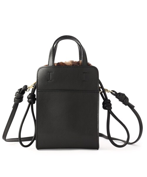 ESPERANZA(エスペランサ)の「◆巾着付き2WAYミニショルダーバッグ(ショルダーバッグ・レディース・ブラック/こしょう色系・FREE)」の6枚目の写真