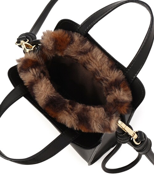 ESPERANZA(エスペランサ)の「◆巾着付き2WAYミニショルダーバッグ(ショルダーバッグ・レディース・ブラック/こしょう色系・FREE)」の7枚目の写真