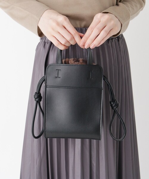 ESPERANZA(エスペランサ)の「◆巾着付き2WAYミニショルダーバッグ(ショルダーバッグ・レディース・ブラック/こしょう色系・FREE)」の12枚目の写真