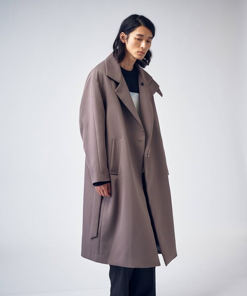 tk.TAKEO KIKUCHI（ティーケータケオキクチ）の「◆トリプルクロスタイロッケンコート（チェスターコート・メンズ・ブラック/ブラウン系・02/03）」の17枚目の写真