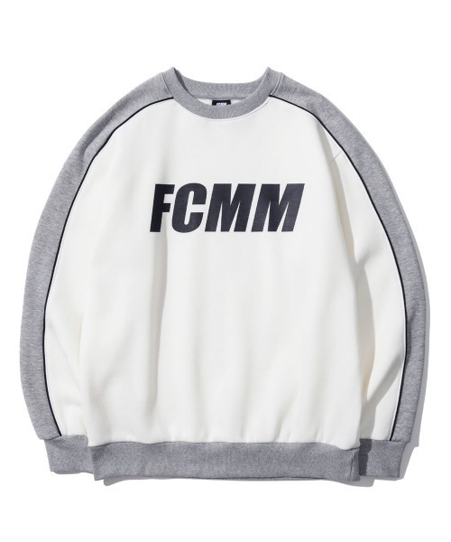 FCMM(エフシーエムエム)の「COLOR BLOCK CLASSIC SWEATSHIRTS/カラーブロッククラシックスウェットシャツ(スウェット・メンズ・杢グレー/ブラック/ホワイト・MEDIUM/LARGE)」の7枚目の写真