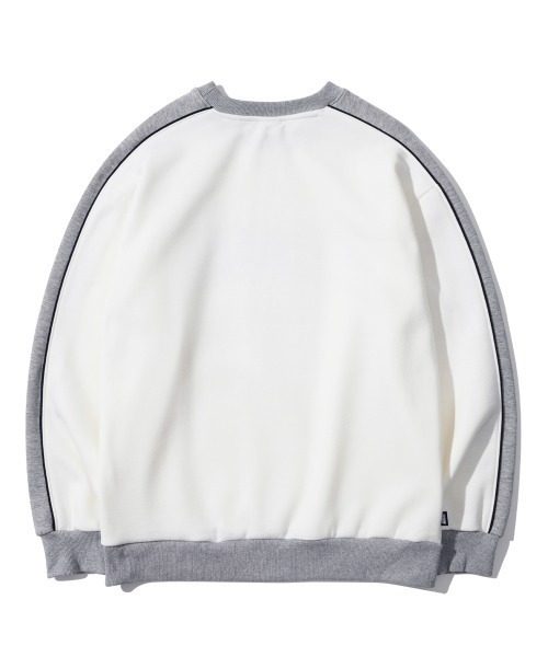 FCMM(エフシーエムエム)の「COLOR BLOCK CLASSIC SWEATSHIRTS/カラーブロッククラシックスウェットシャツ(スウェット・メンズ・杢グレー/ブラック/ホワイト・MEDIUM/LARGE)」の8枚目の写真