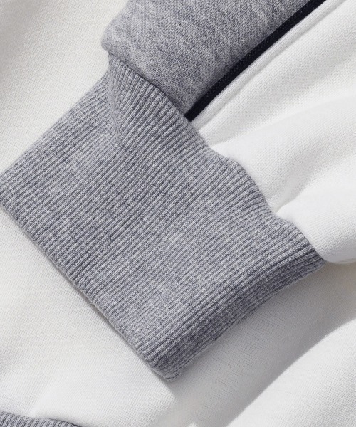 FCMM(エフシーエムエム)の「COLOR BLOCK CLASSIC SWEATSHIRTS/カラーブロッククラシックスウェットシャツ(スウェット・メンズ・杢グレー/ブラック/ホワイト・MEDIUM/LARGE)」の11枚目の写真