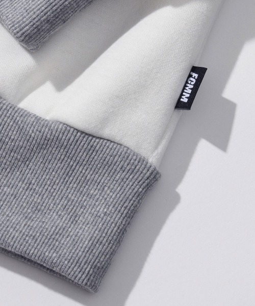 FCMM(エフシーエムエム)の「COLOR BLOCK CLASSIC SWEATSHIRTS/カラーブロッククラシックスウェットシャツ(スウェット・メンズ・杢グレー/ブラック/ホワイト・MEDIUM/LARGE)」の12枚目の写真