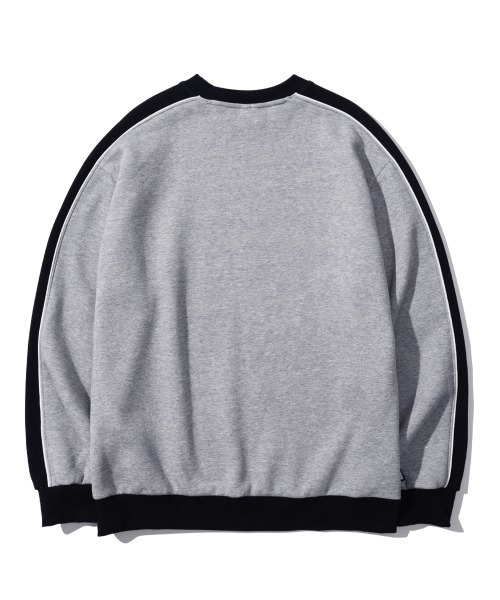 FCMM(エフシーエムエム)の「COLOR BLOCK CLASSIC SWEATSHIRTS/カラーブロッククラシックスウェットシャツ(スウェット・メンズ・杢グレー/ブラック/ホワイト・MEDIUM/LARGE)」の18枚目の写真