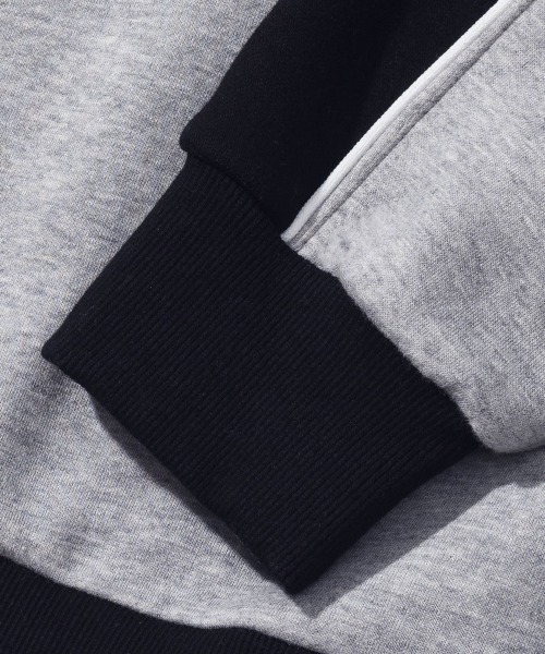 FCMM(エフシーエムエム)の「COLOR BLOCK CLASSIC SWEATSHIRTS/カラーブロッククラシックスウェットシャツ(スウェット・メンズ・杢グレー/ブラック/ホワイト・MEDIUM/LARGE)」の21枚目の写真