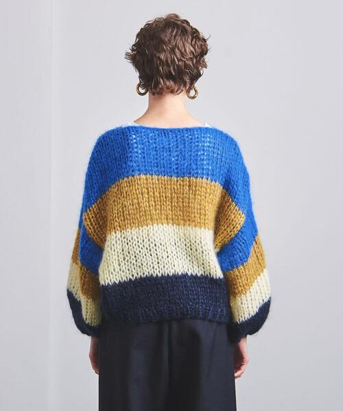 Maiami(マイアミ)の「<Maiami(マイアミ)>ボーダー カラーブロック ニット ■■■(ニット/セーター・レディース・ロイヤルブルー/ライトブルー・S/M)」の5枚目の写真