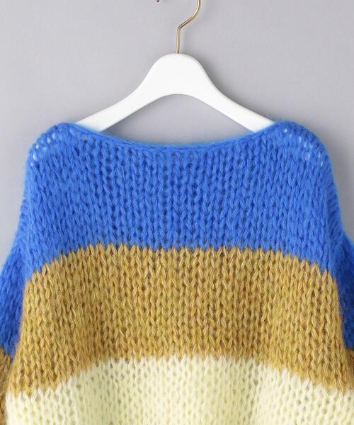 Maiami(マイアミ)の「<Maiami(マイアミ)>ボーダー カラーブロック ニット ■■■(ニット/セーター・レディース・ロイヤルブルー/ライトブルー・S/M)」の12枚目の写真