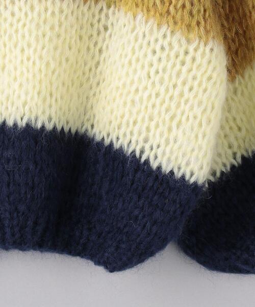 Maiami(マイアミ)の「<Maiami(マイアミ)>ボーダー カラーブロック ニット ■■■(ニット/セーター・レディース・ロイヤルブルー/ライトブルー・S/M)」の14枚目の写真